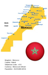 Mapa de marruecos